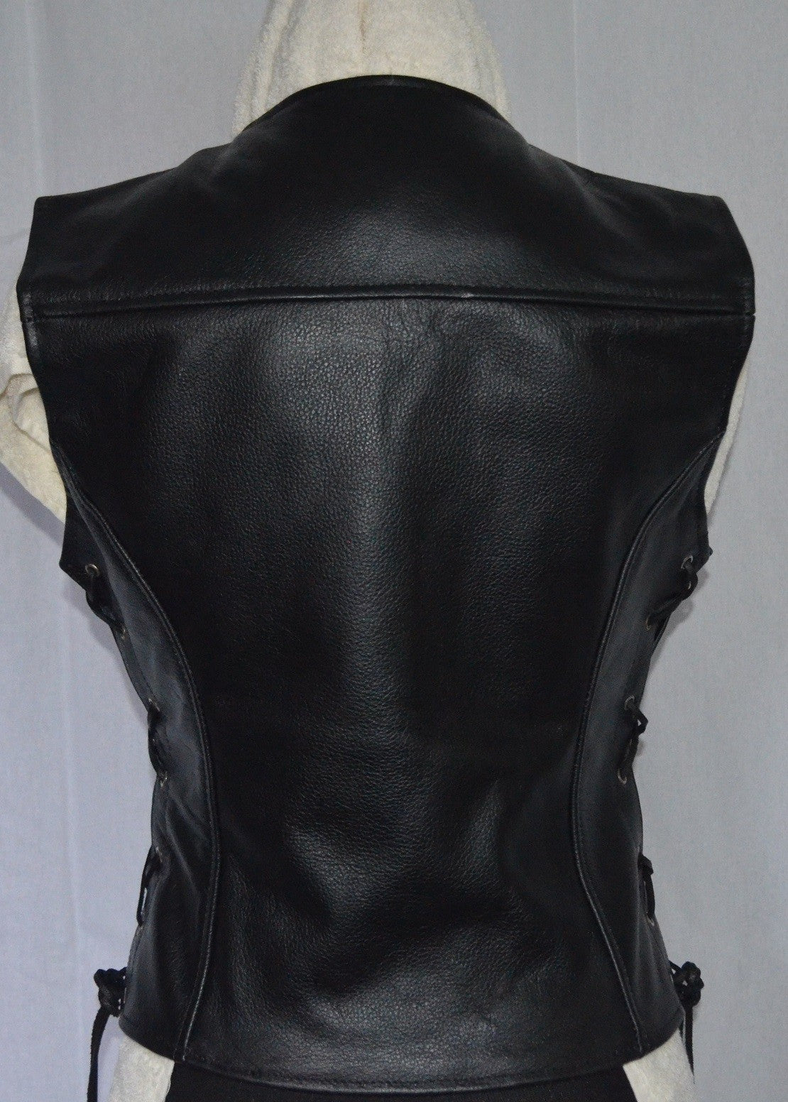Gilet Biker Boléro en Cuir pour Femme