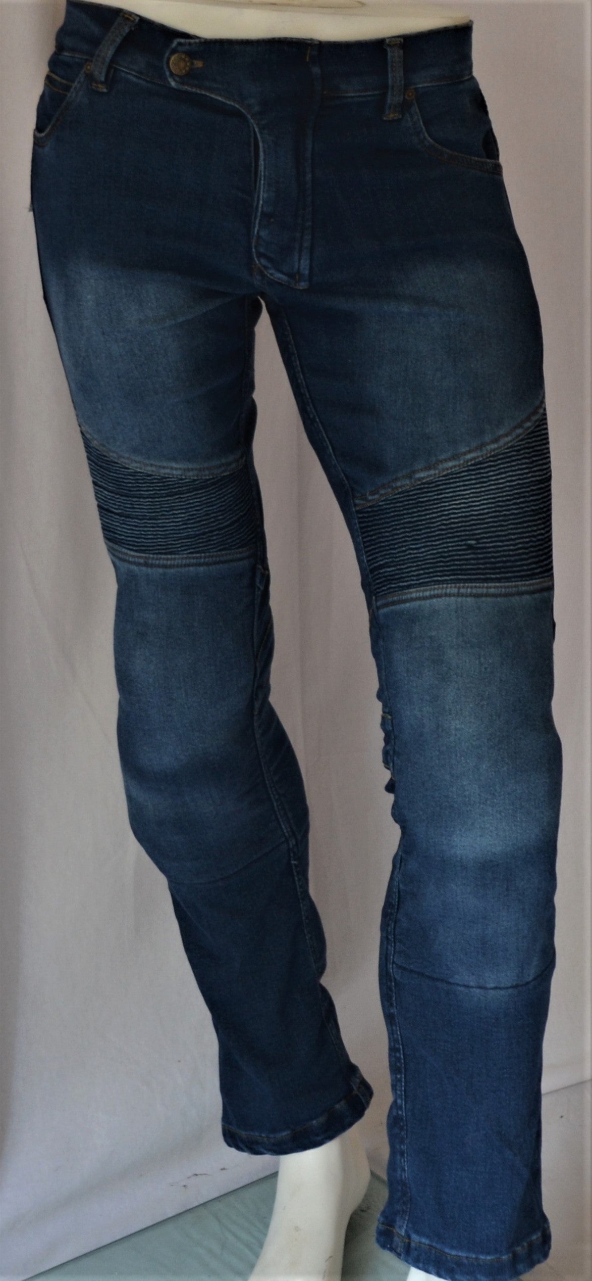 Pantalon Jean Moto Homme Renforcé avec Protections