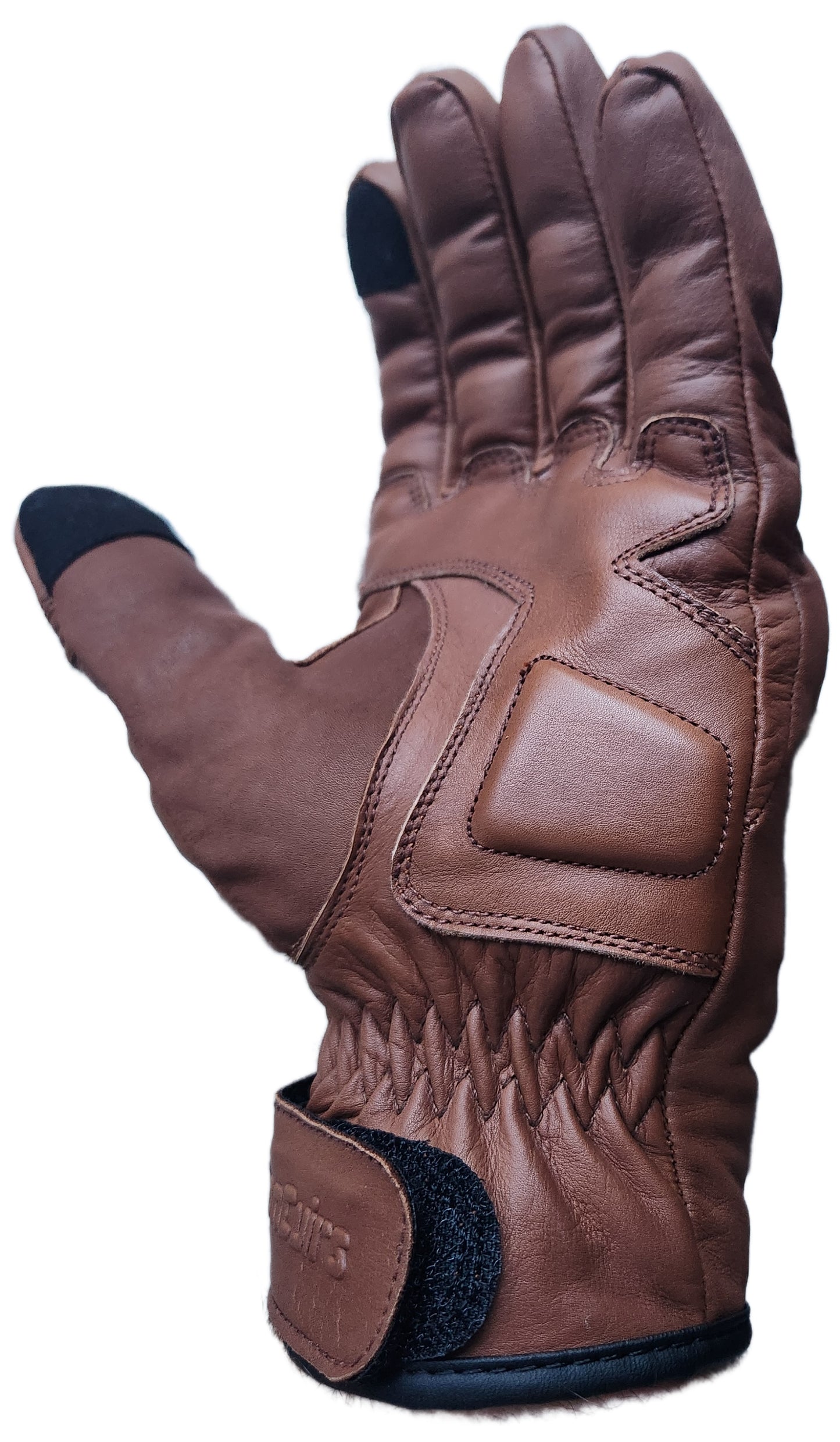 Gants Moto 100% Cuir Marron clair