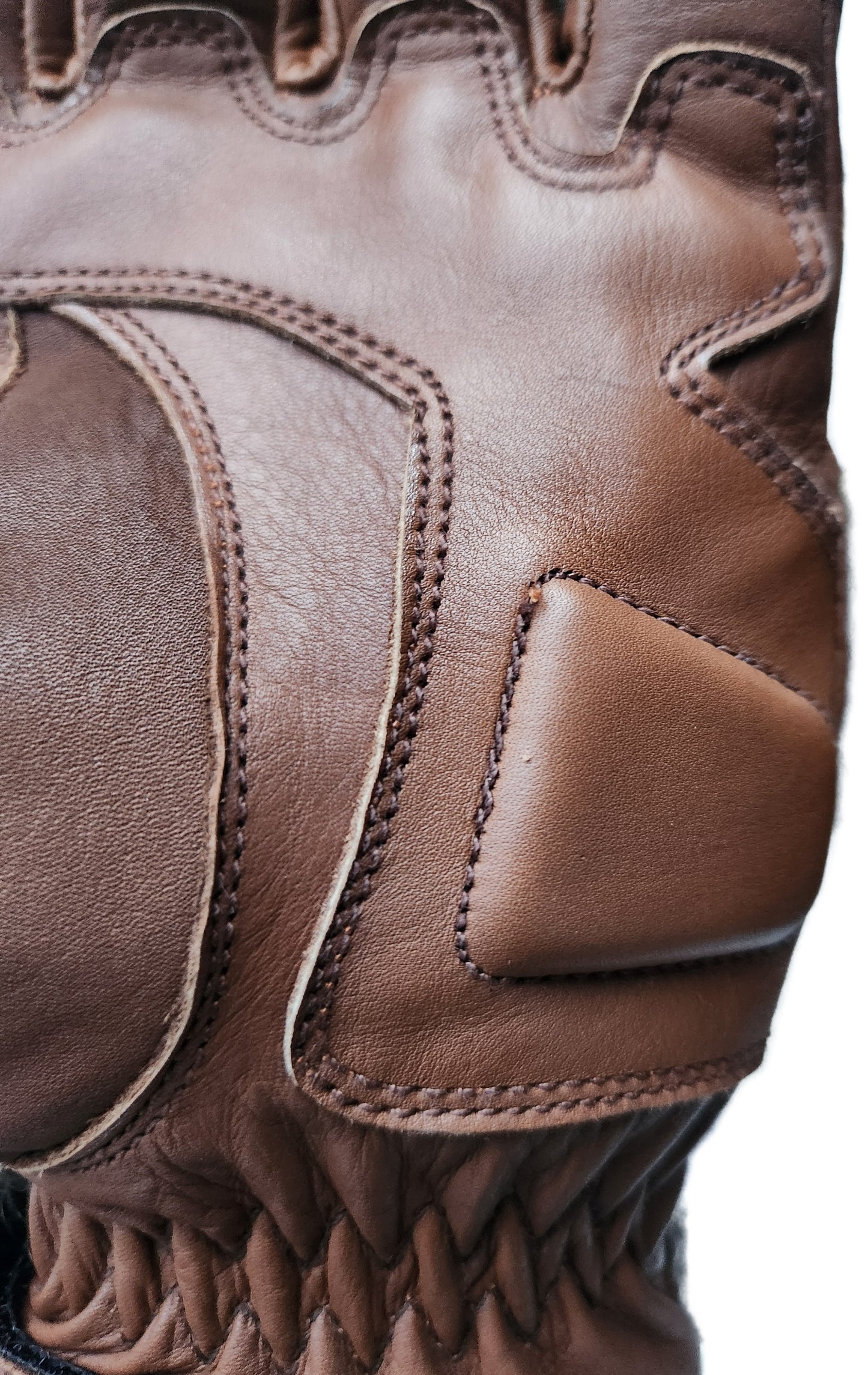 Gants Moto 100% Cuir Marron clair