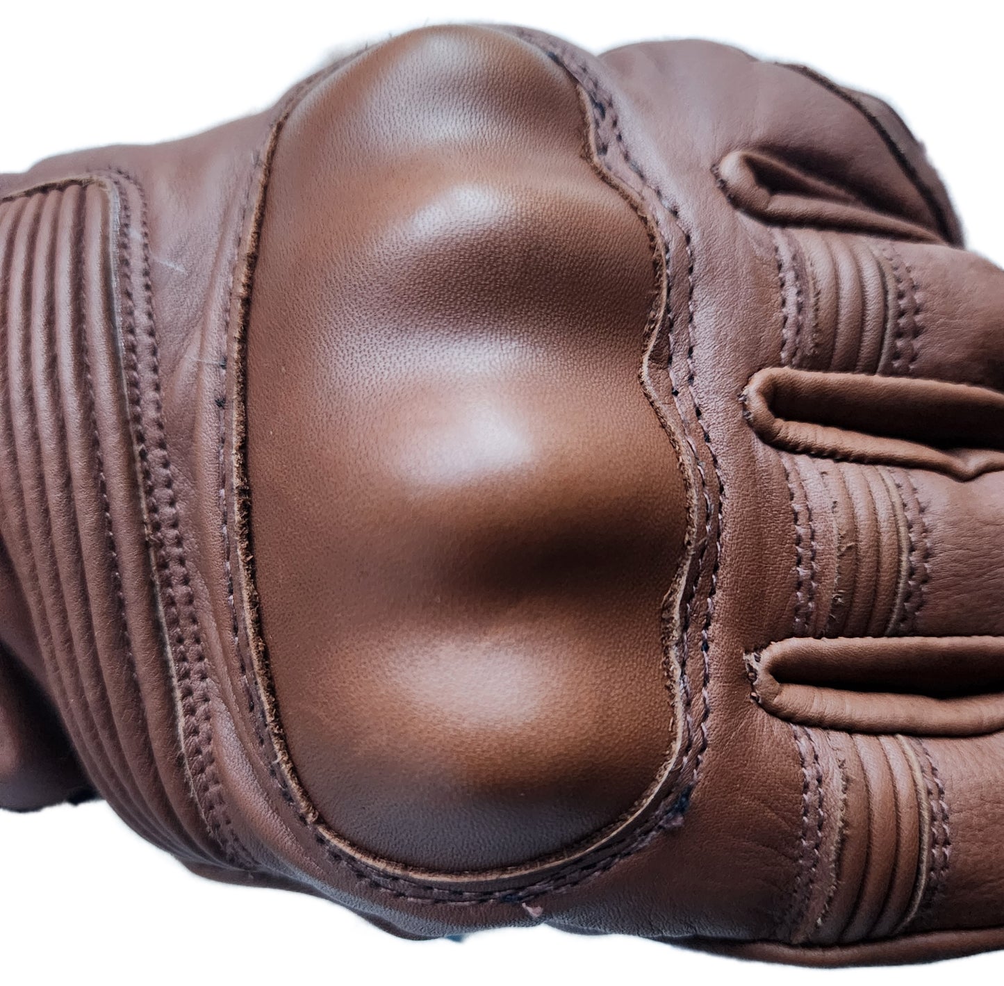 Gants Moto 100% Cuir Marron clair