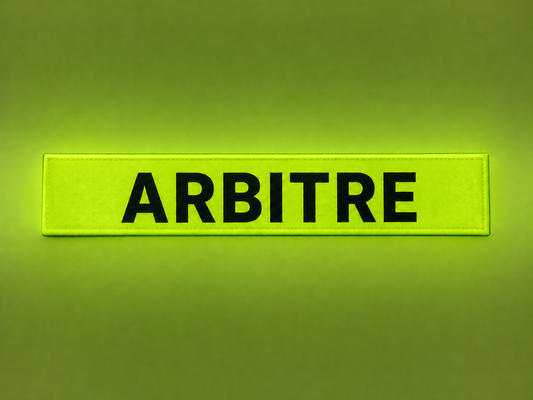 Scratch dorsal jaune ARBITRE