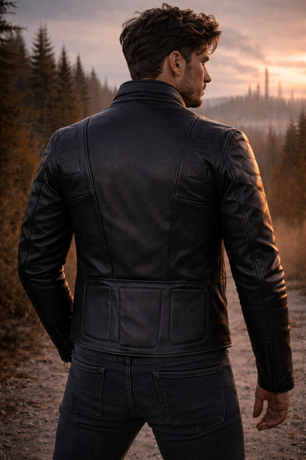 Blouson moto ville pour homme VINTAGE BIKER RETRO