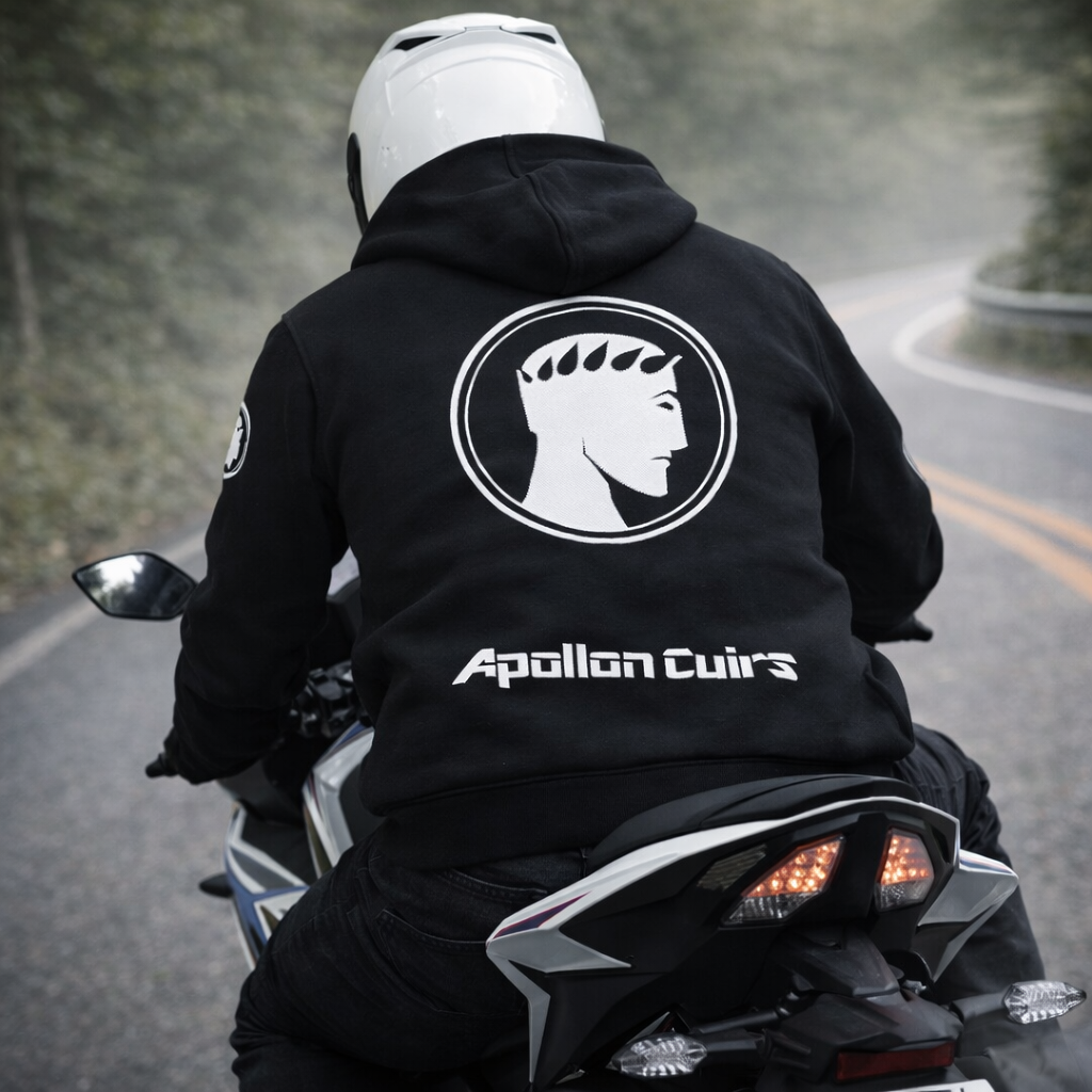 STREETWEAR Sweat été Hoodie Moto à capuche avec Protections