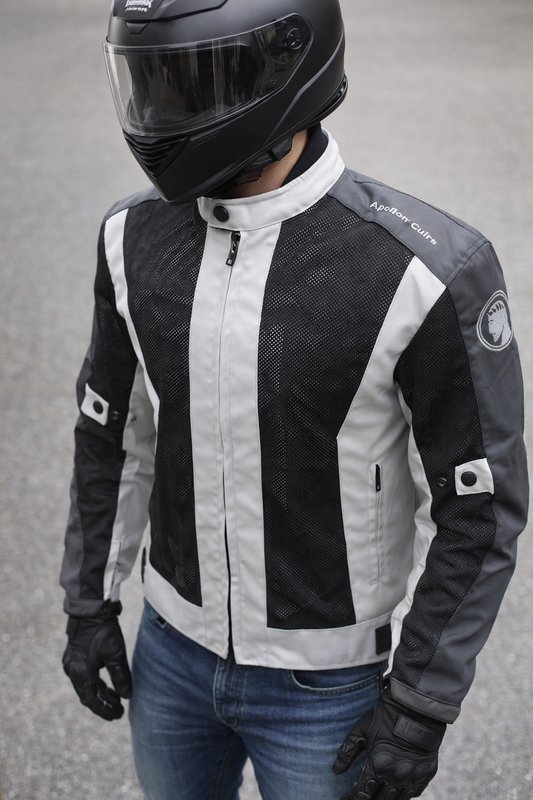 Blouson de Moto été Textile et mesh