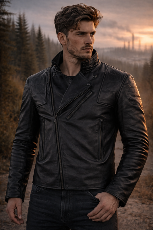 Blouson moto ville pour homme VINTAGE BIKER RETRO