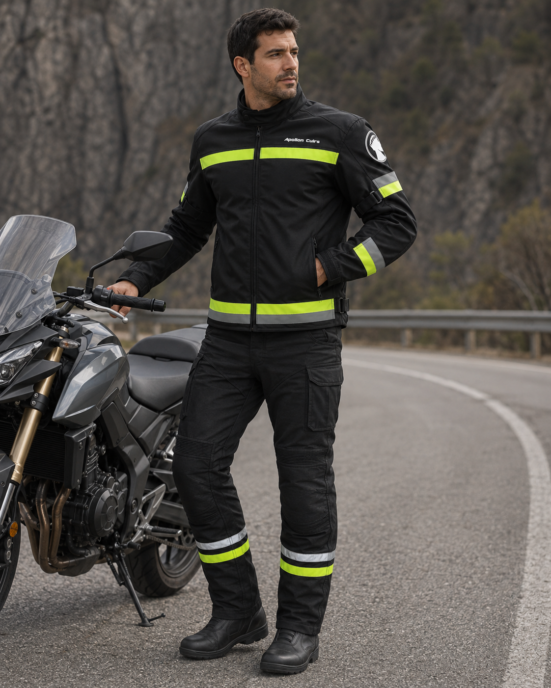 Blouson Moto Textile Sécurité