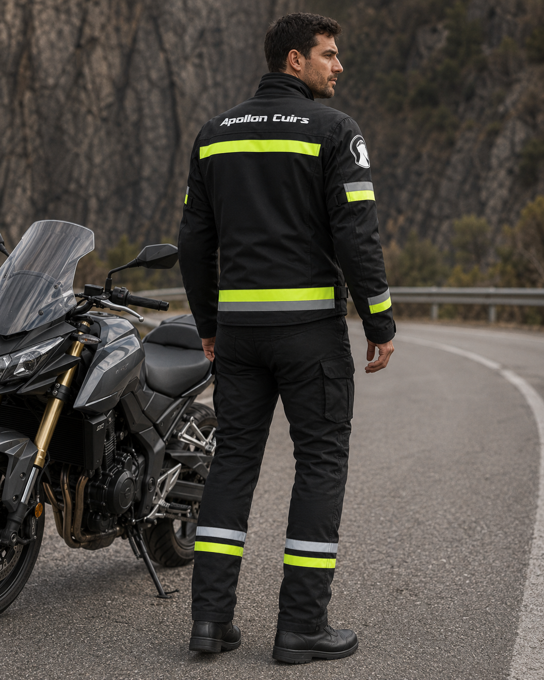 Blouson Moto Textile Sécurité