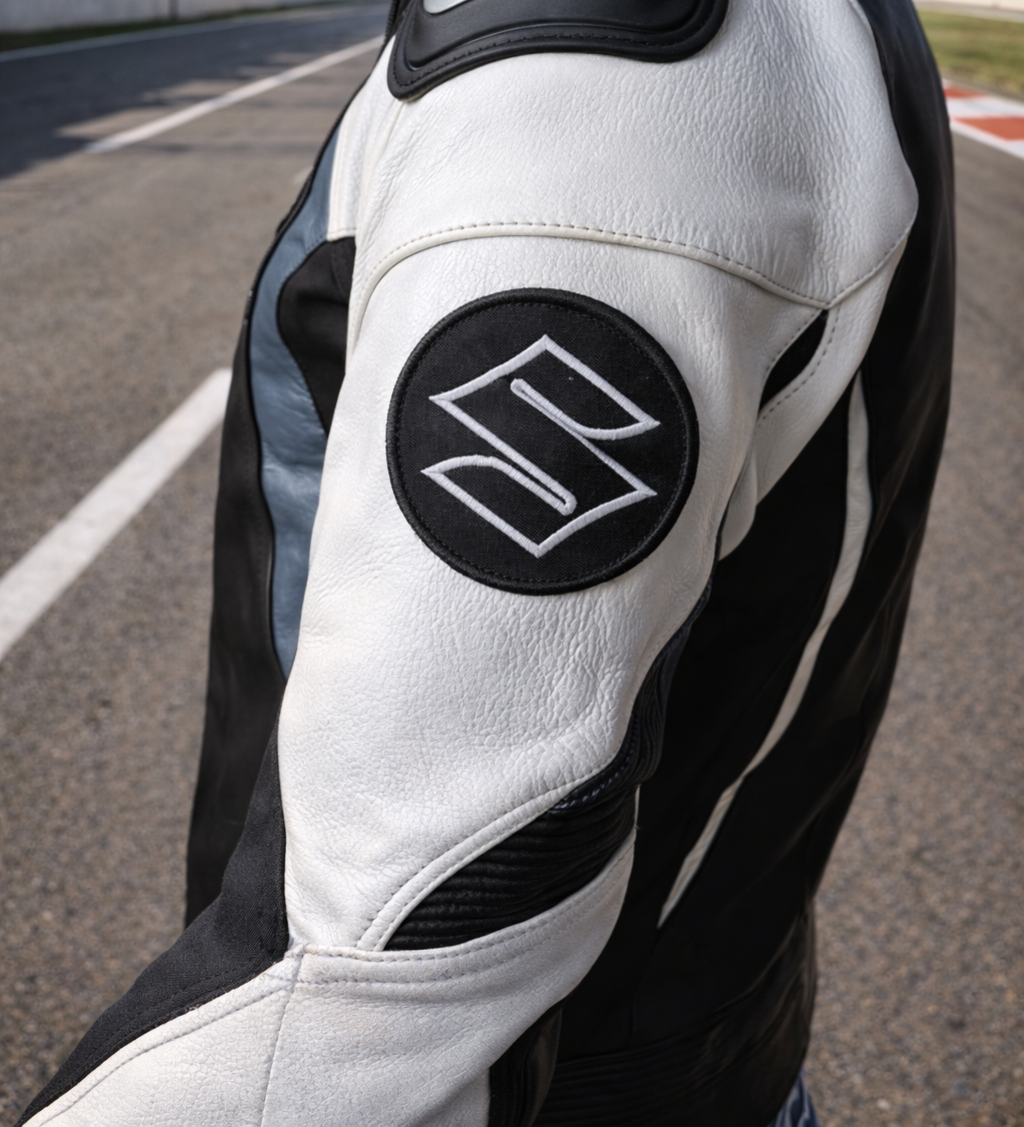 Blouson Moto Racing Eté Homme Cuir